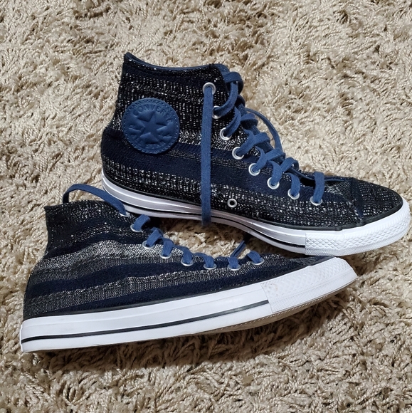 navy high tops